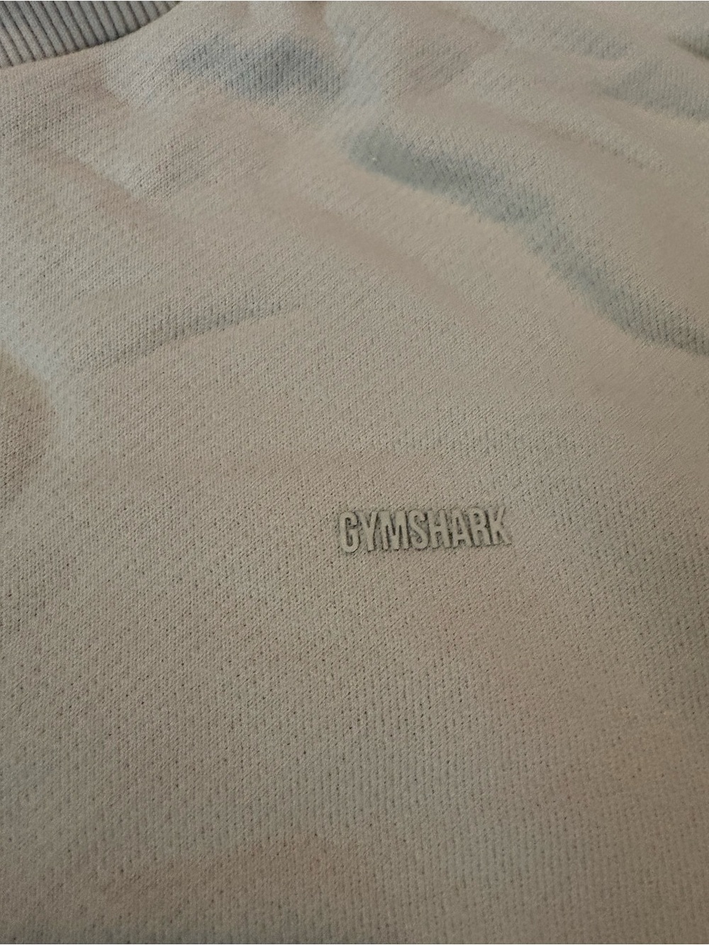 Gymshark Oat White Relaxed fit sweatshirt Size XXL - Picture 2 of 4